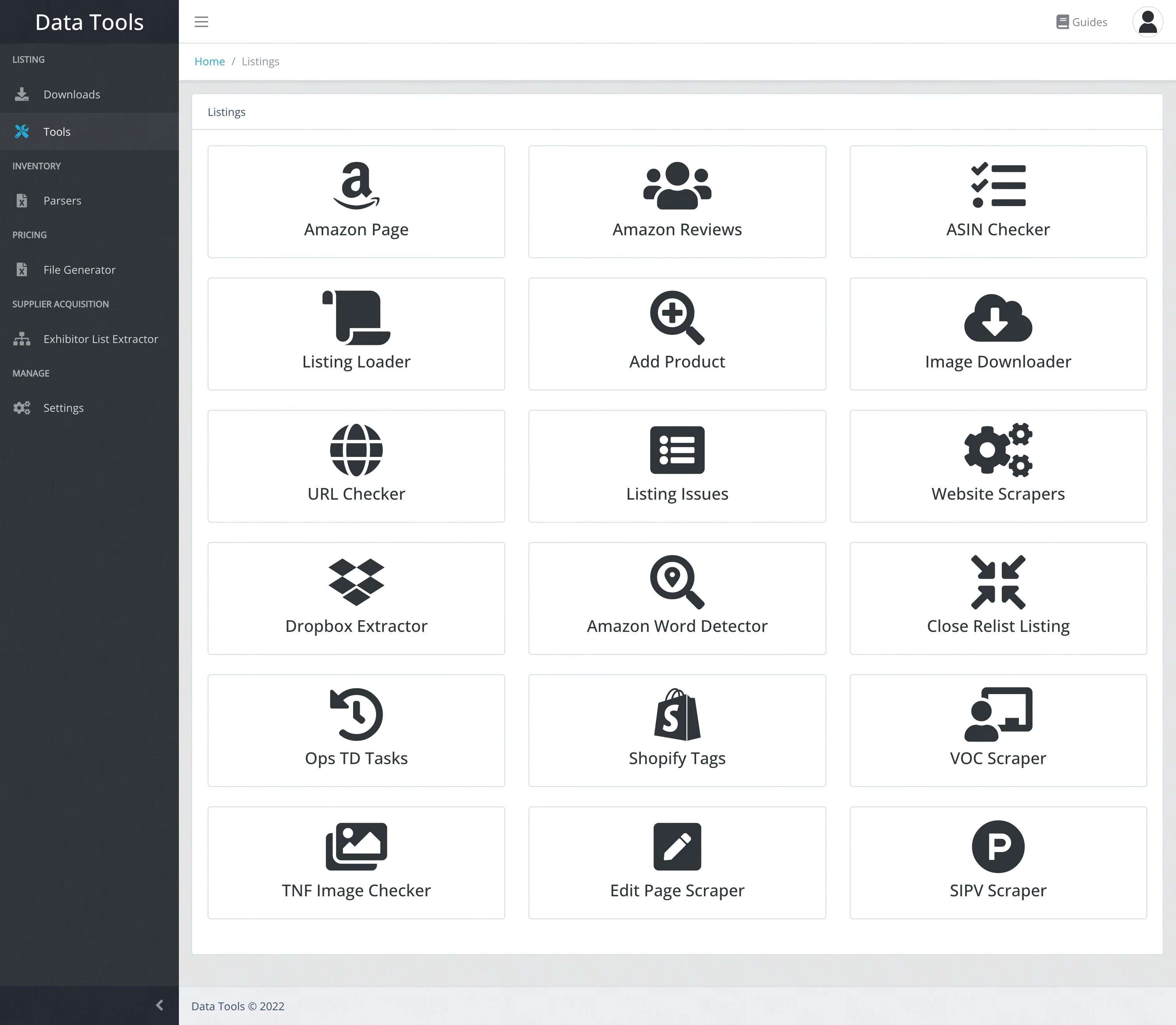 Listing Tools